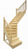 Деревянная лестница на второй этаж 2883-2705-02