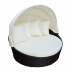 Круглый садовый диван-шезлонг White Shell
