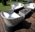 Садовая мебель для отдыха Lounge White Set 4