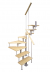 Модульная лестница с поворотом 180° 1800-3375