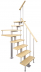 Модульная лестница с поворотом 90° 1800-3375