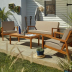 Комплект садовой мебели из дерева Eucalyptus Lounge Set 4